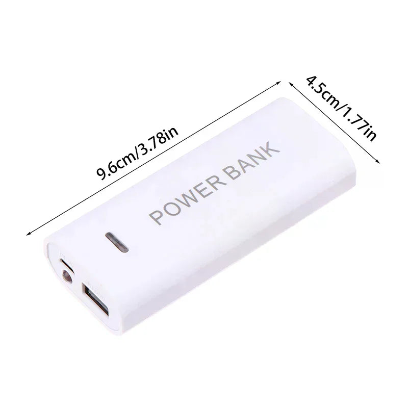 Portable Power Bank Case DIY 2Cell 18650 Battery Box Smart Phone Qme