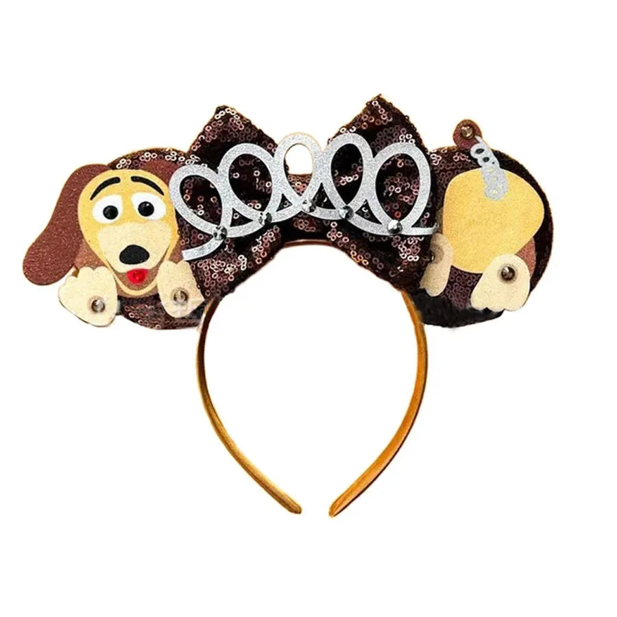 Mickey Mouse Ear Chip n Dale Headands Women Adult Cosplay Squirrel Hairband For Girls Park Travel Photography Hair Accessory Qme Headband 4
