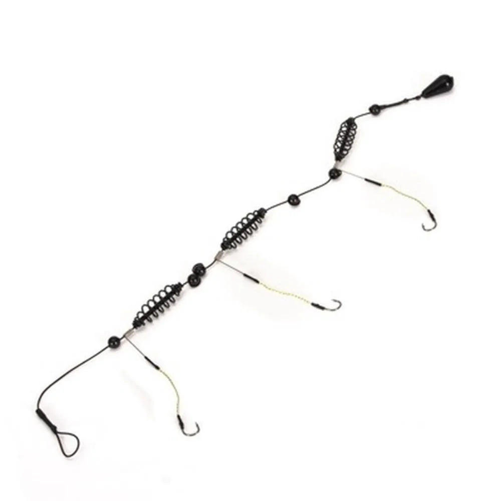 Fishing Hook Artificial Lure Bait Cage Set Fishing Feeder Baitholder Anzol Peche Catfish Jigs Carp Fishing Tackle Qme