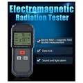 A02F-ET825 Electromagnetic Radiation Detector For Detecting Radiation Electric Appliance Radiation Survey Meter With Battery Qme Black