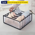11 7 6 Girds Lingerie Drawer Storage Box Home Mesh Sock Organizer Qme C3