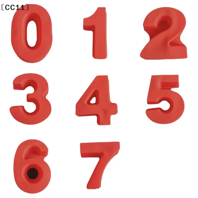 10 Inches Number Baking Moulds Large Silicone 3D Cake DIY Shape 0-9 Qme