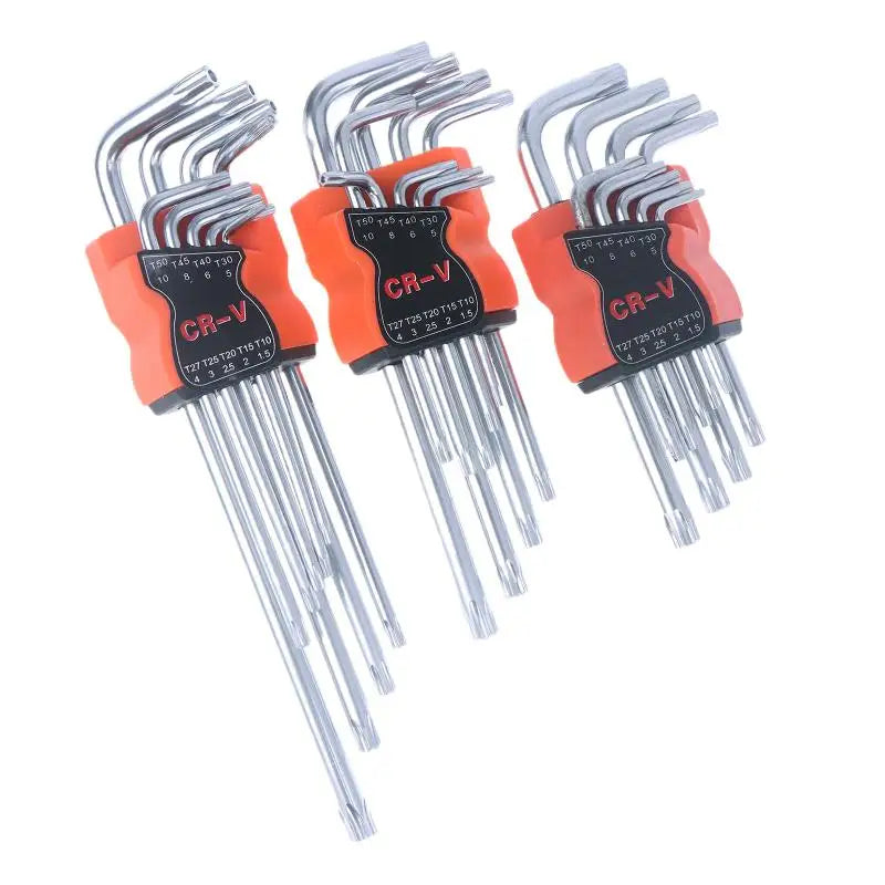 Hand Repair Tools L-type Torx Star Wrench Hexagon Spanner Ideal Home Qme