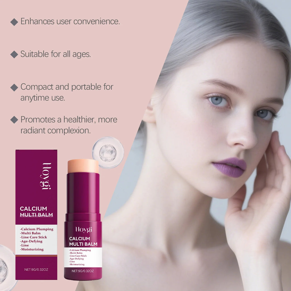 Calcium Multi Balm Firming Lightweight Hydrating Face Balm Tightening Smoothing Moisturing Stick Daily Skincare Qme