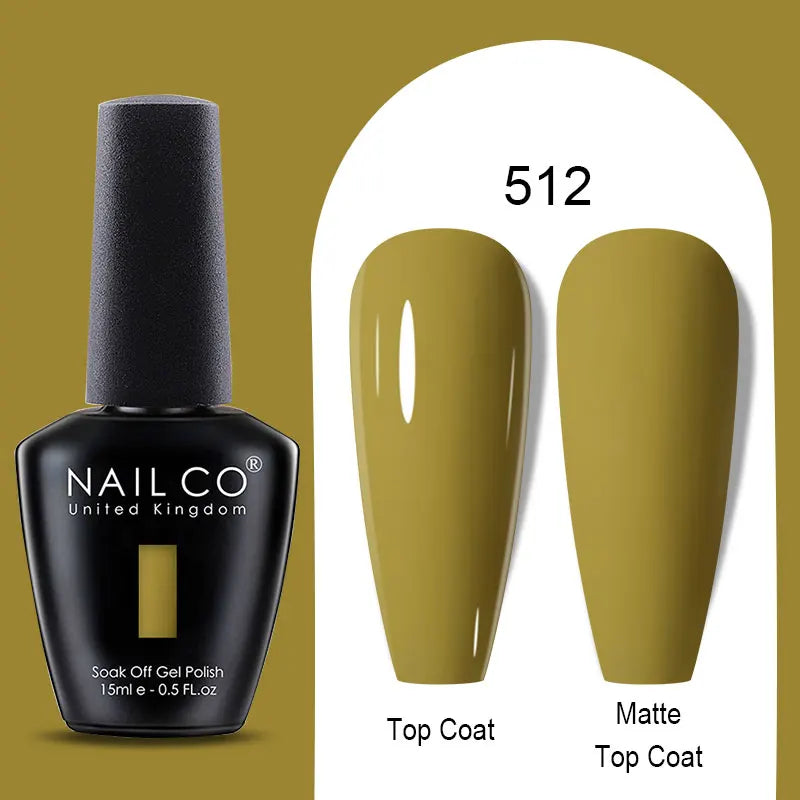 NAILCO Nude Nails Gel Nail Polish UV LED Semi-permant Varnish Hybrid