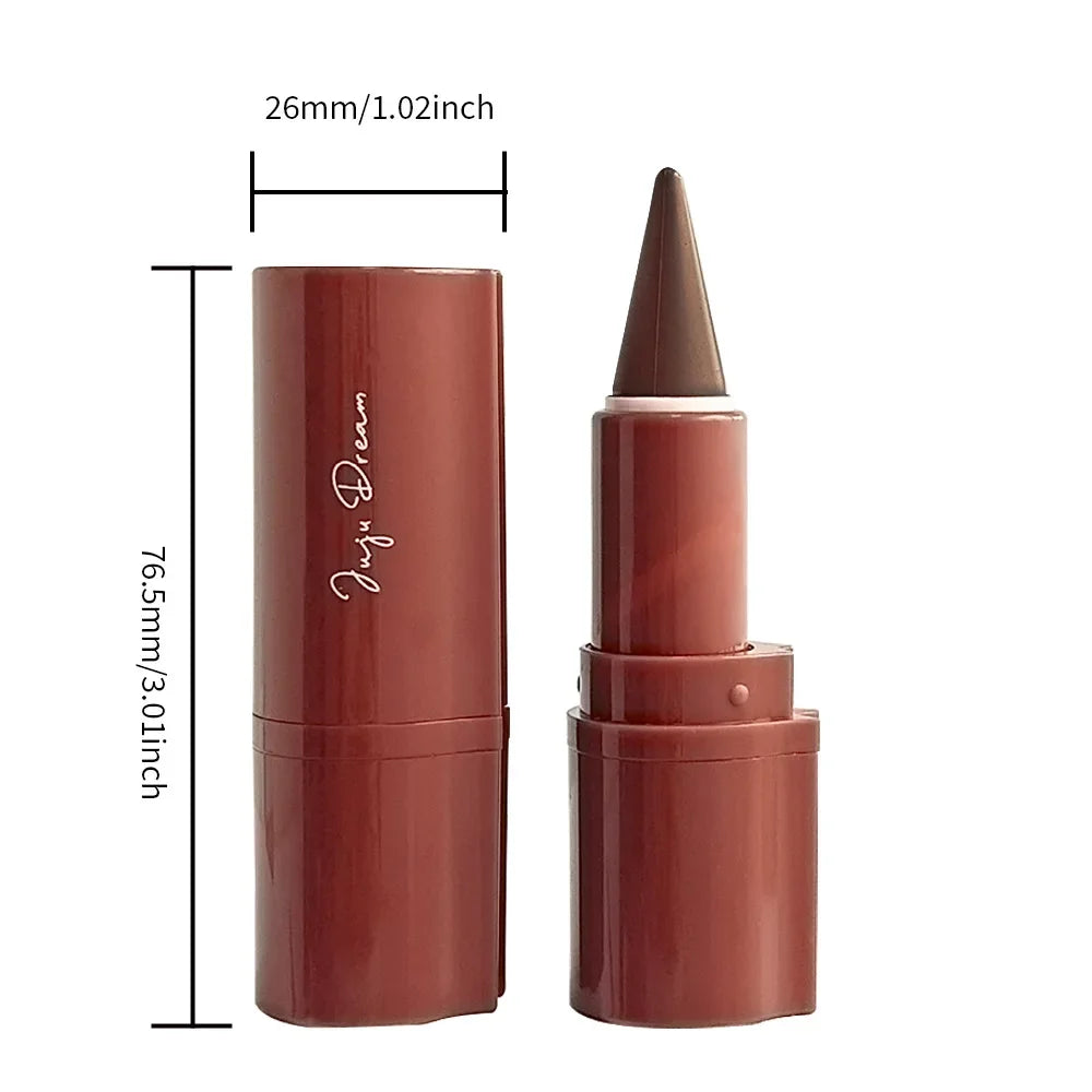 Tapered Gradient Lip Liner Matte Black Brown Velvet Lipstick Qme