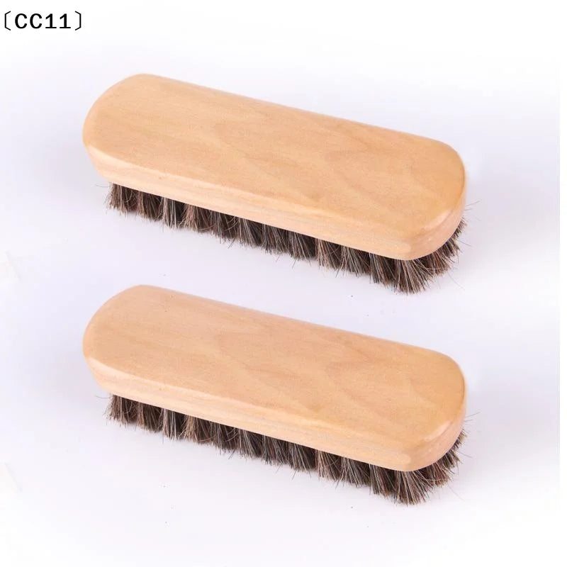 1 Horse Hair Wood Brush Handle Dashboard Details Polishing Cleaning Qme