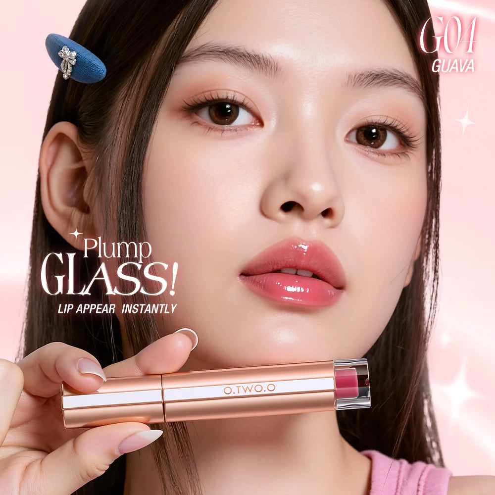 O TWO Liquid Lip Gloss Lipstick Glossy Finish High-shine Long Lasting Qme