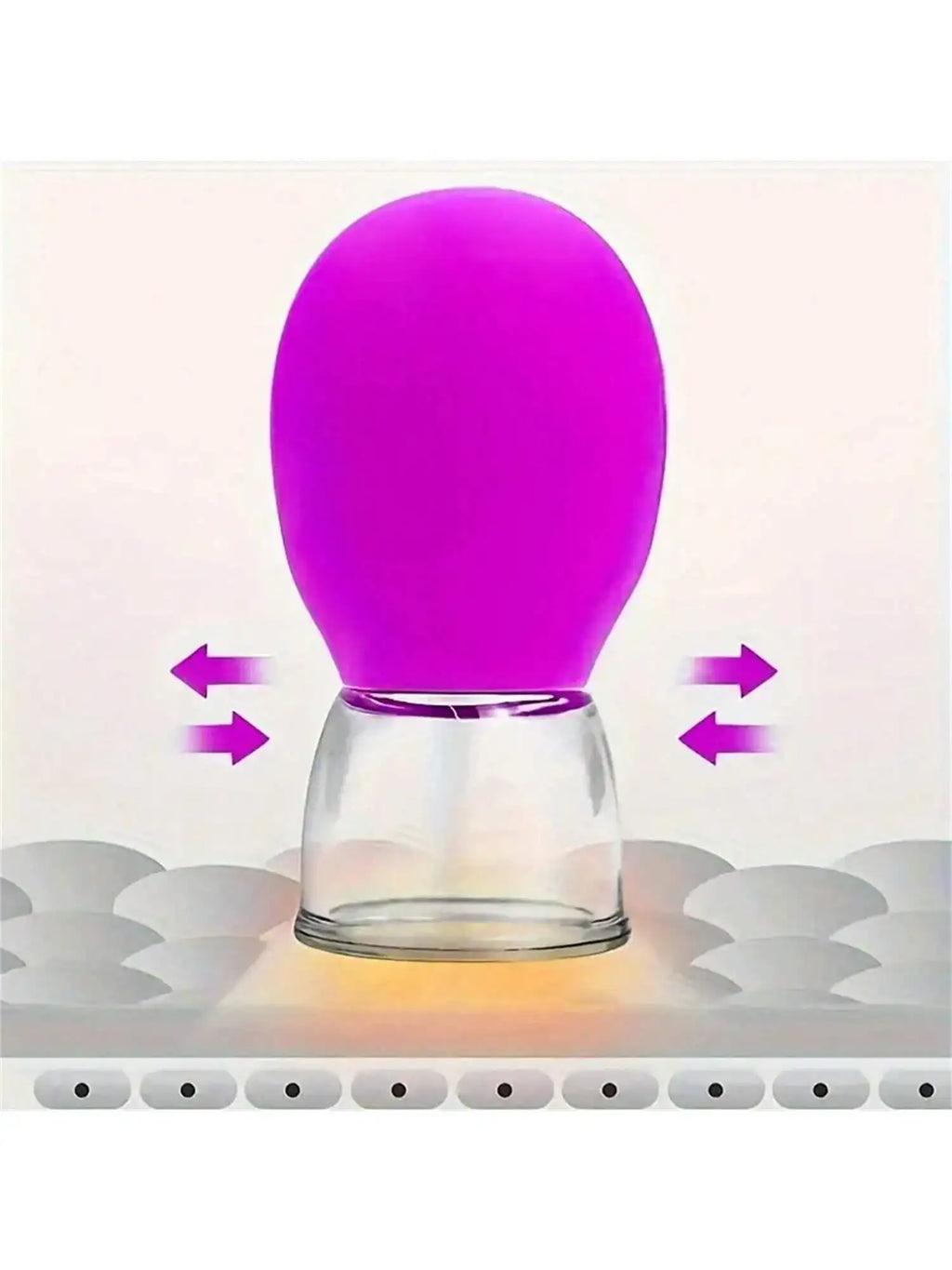 Vacuum Negative Pressure Cupping Machine Scraping Lifting Facial Qme purple