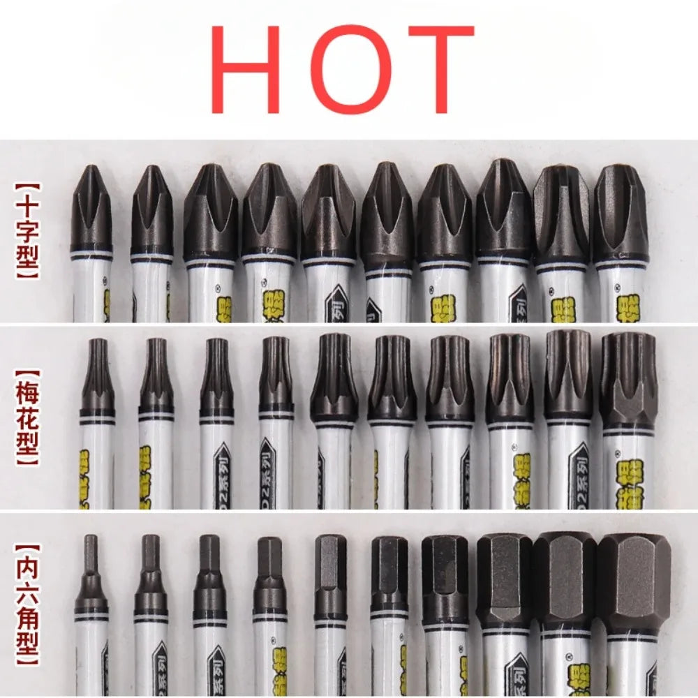 Upgrade 1 4 Screwdriver Bit Impact Drill Batch Head Torx Hexagonal Qme