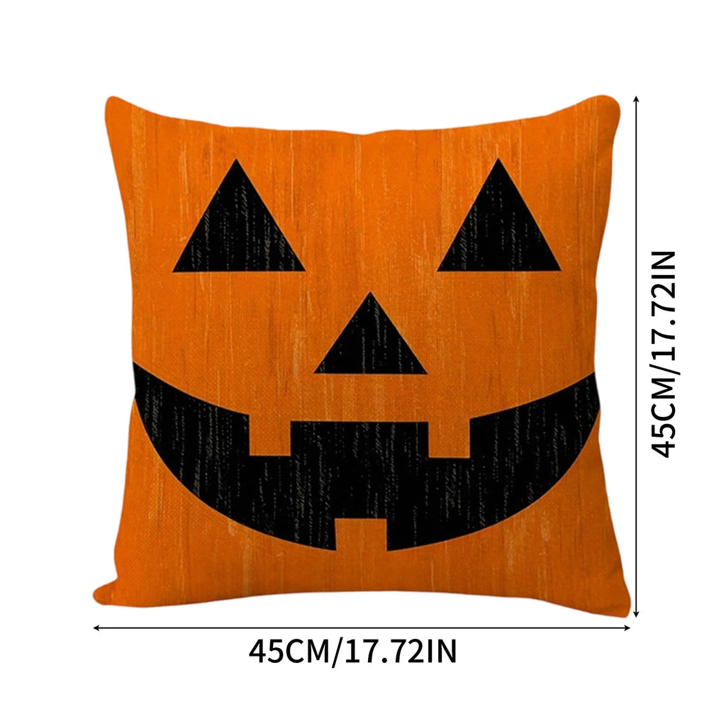 Funny Halloween Themed Pillowcases Washable Sofa Car Cushion Cover Holiday Party Home Store Decoration Pillow Cover Qme
