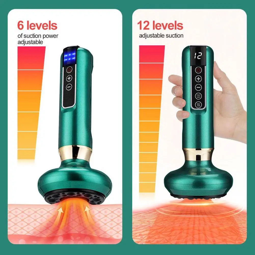 Handheld Adjustable Cellulite Massager Cupping Machine Rechargeable Qme