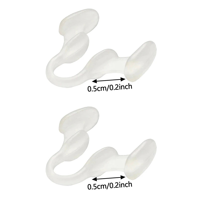 Silicone Nose Clip Snoring Aid Comfortable Nasal Dilators Men Women Qme A2