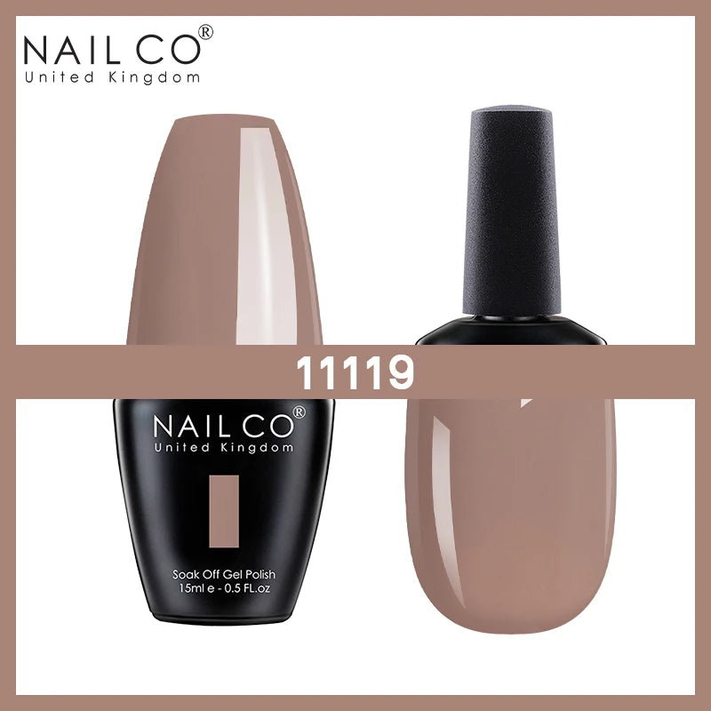 NAILCO Nude Nails Gel Nail Polish UV LED Semi-permant Varnish Hybrid