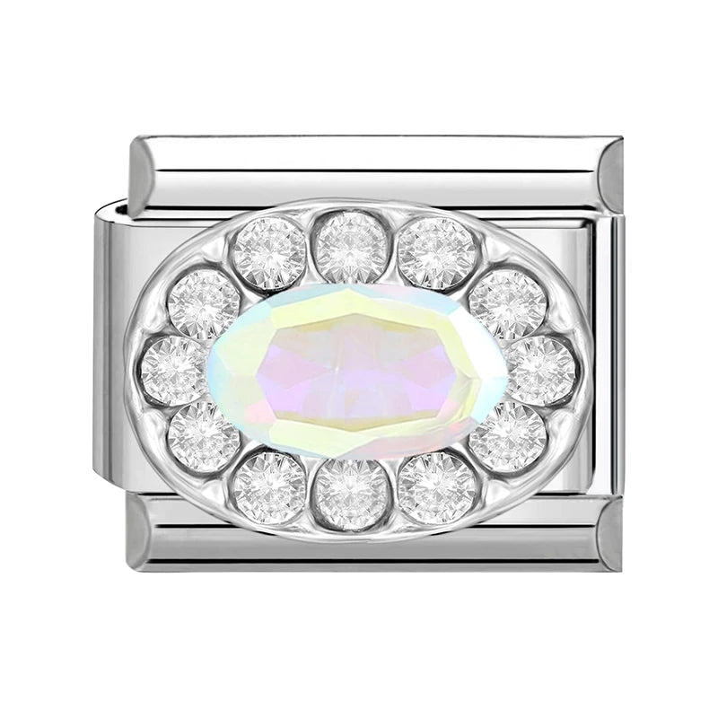 Bright Zircon Multielement Stars Shell Butterflyitalian Charm Links