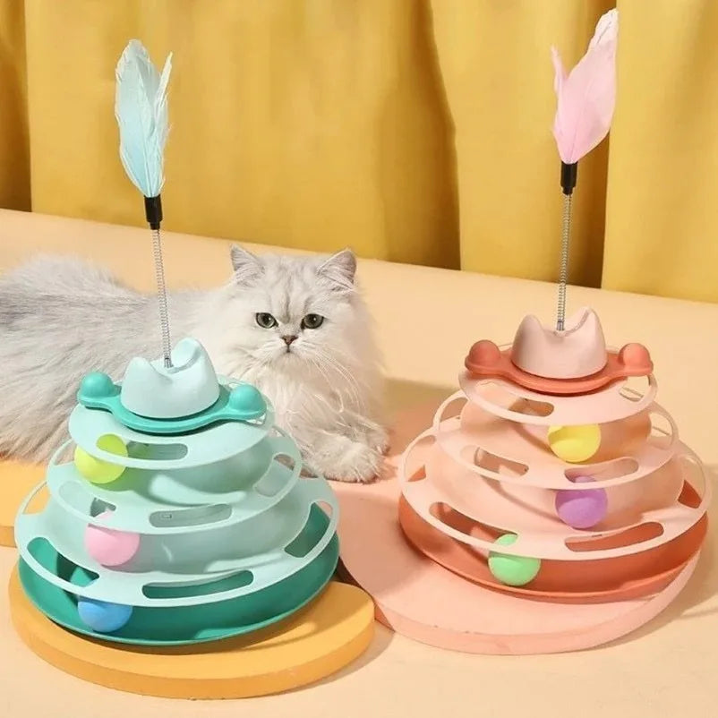 B Pet Toys, Cat Toys, Self-hey, Relieve Boredom, Cat Turntable, Funny Cat Stick, Funny Cat, Kittens Funny Cat Ball Supplies Cats Qme