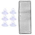 Double-Layer Aluminum Foil Insulation Film Thicken Sash Roof Insulation Shading Sunshine House Roof Windows Balcony Sunshade Qme 50 x 100cm