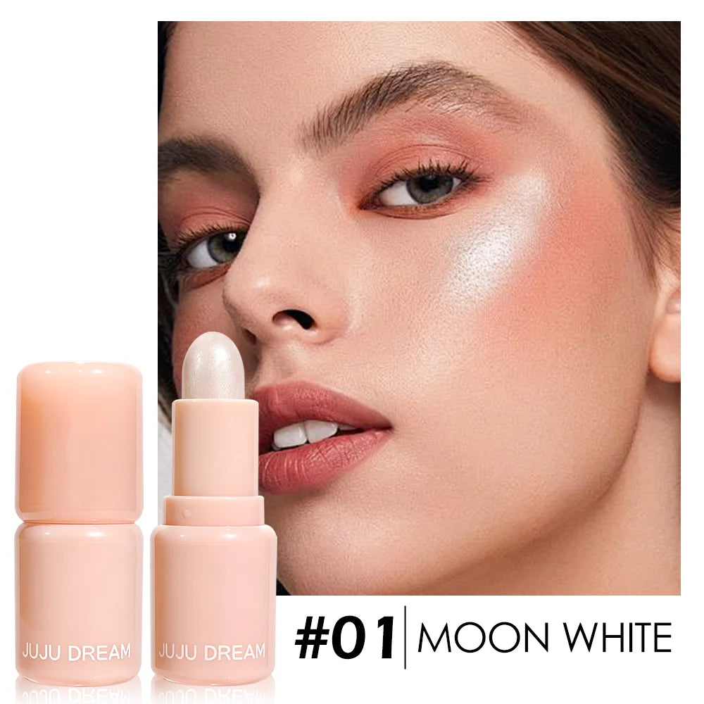 Long Lasting Jelly Glow Highlighter Glass Skin Face Illuminator Stick Qme 01