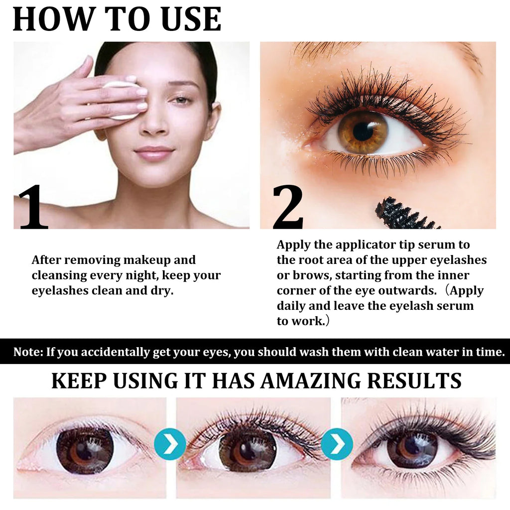 Eyebrows Natural Thick Slender Curl Curl Moist Natural Castor Oil Growth Liquid Serum Extension Eyelash Female Makeup Product Qme