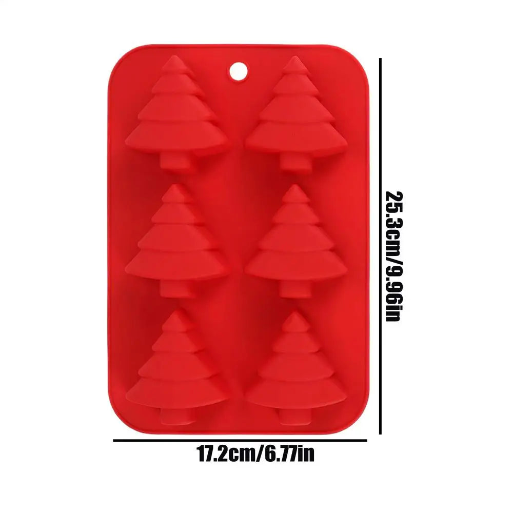Christmas Silicone Molds Reusable Easy Release Non-stick Tray Candy Qme China Mainland Style 5