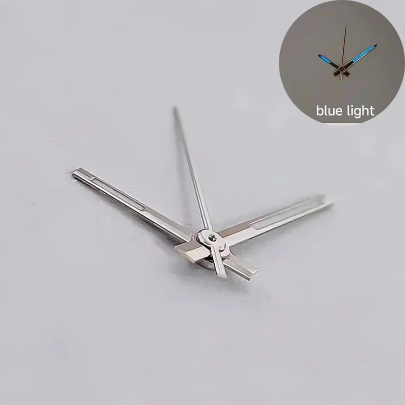 Modified Watch Hands Green Luminous Logbook Needle Silver Gold Rose Watch Accessories for NH35/NH36/4R/7S Movement Qme US