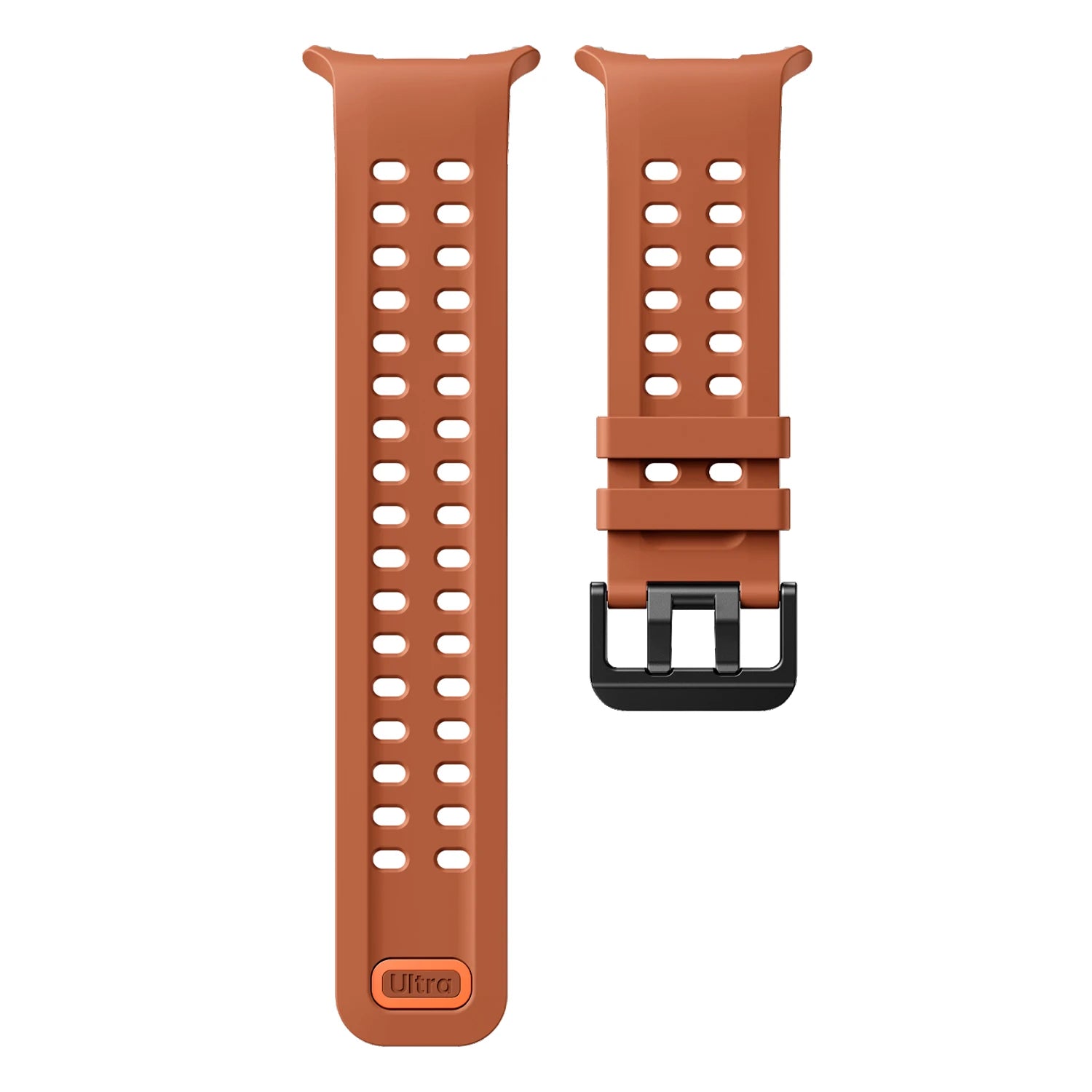 Strap for Samsung Galaxy Watch Ultra 47mm Sports Silicone Bracelet for Samsung Galaxy Watch 9 Ultra2 47mm Band Correa Qme Brown-B Galaxy Ultra(2024)