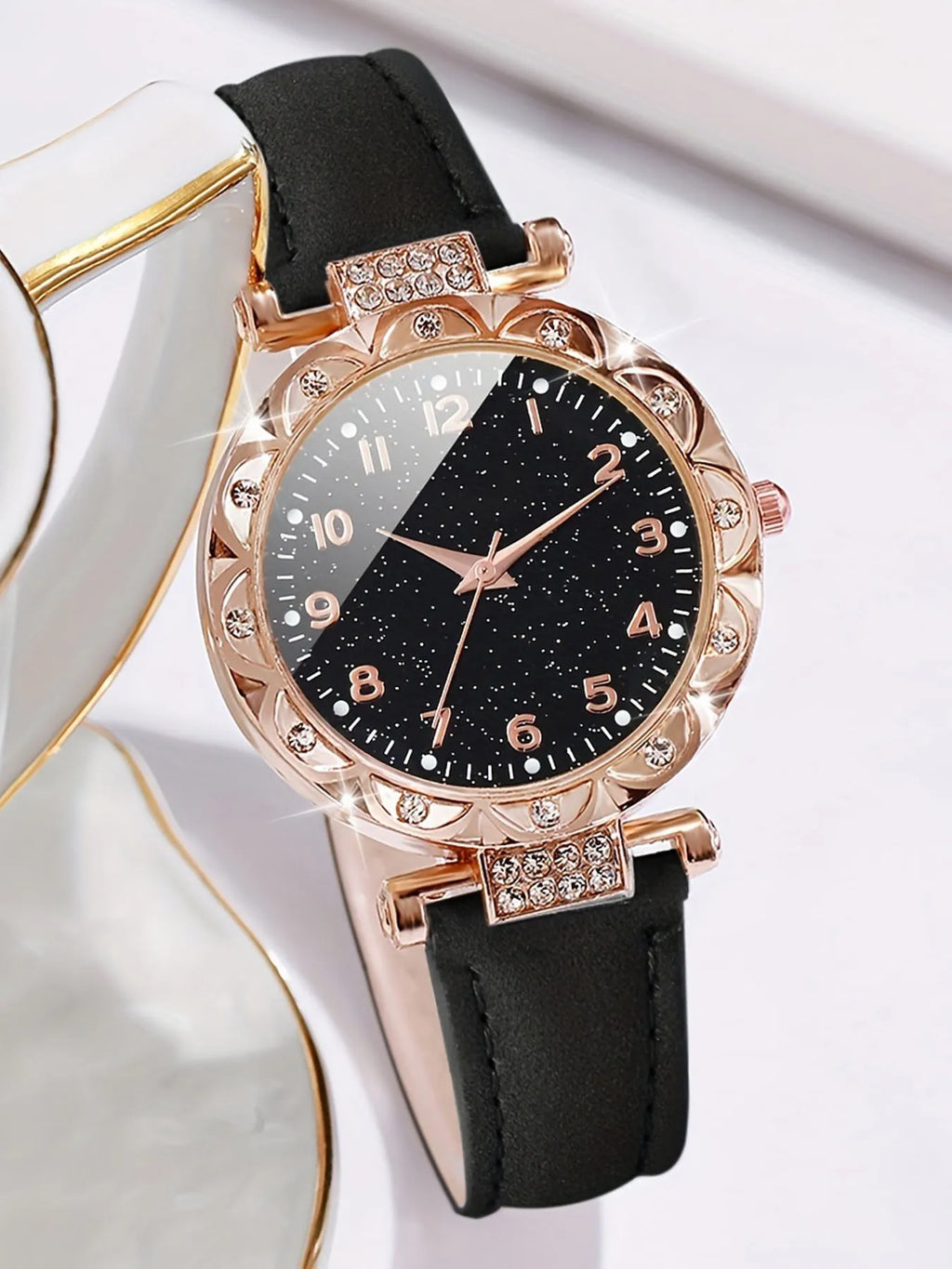 Ladies' frosted belt ladies' watch digital luminous student electronic quartz watch minimalist fashion watch watch Qme