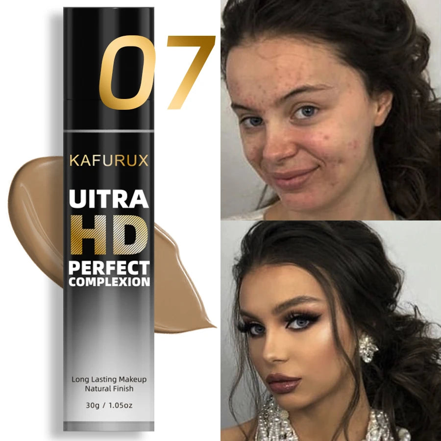 8-Color Face Foundation Cream Oil-control Matte Concealer Waterproof Qme 07
