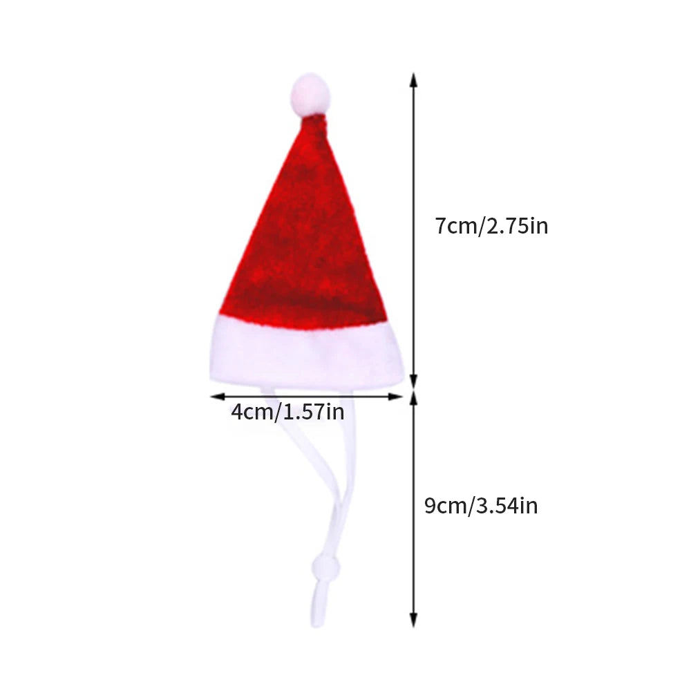 Hamster Hat, Mole Rat Christmas Hat, Little Red Riding Hood, Small Pet Funny Headwear Qme