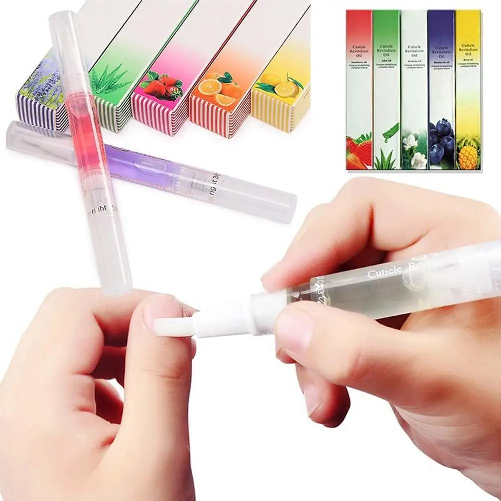 15Colors Fragrance Cuticle Oil For Nails Cuticle Oil Pen Nail Nutrition Oil Moist Repair Nail Care Pen For Nail Growth Treatment Qme