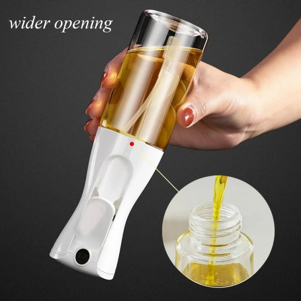 1pc 200/300/500ml Kitchen Oils Sprayer Oil Spray Spray Oil Sprayer Household Edible Olive Atomized Misty Oil Tank Air Fryer Qme