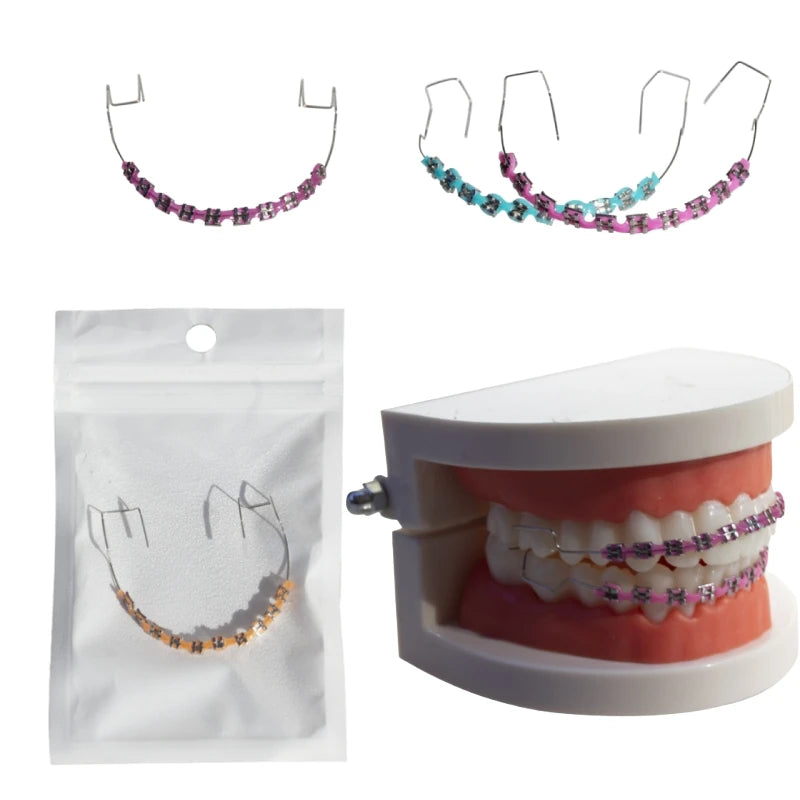 Universal Orthodontic Brackets Invisible Orthodontic Aligners Fashion Braces Teeth Temporary Braces Orthodontics Dental Braces Qme