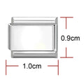 Laser Engraving Wholesale Customization Italian Charm Link Fit 9mm Stainless Steel Bracelets DIY Bead Making Hand Chain Friends Qme Style 1