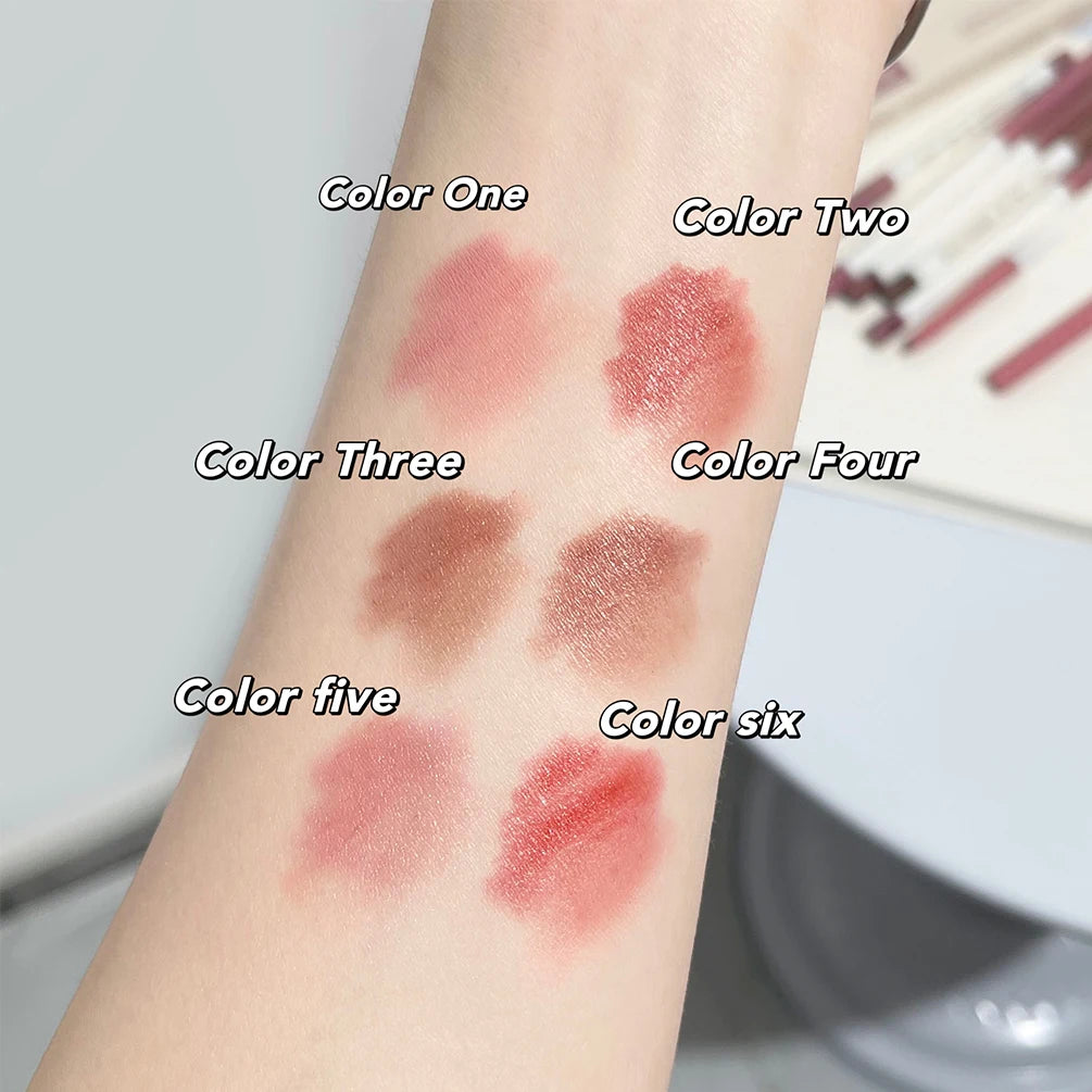 Matte Lipliner Pencil Stick Long-Lasting Lip Liner Makeup Nude Lipstick Pen Charming Lip Liner Contouring Cosmetics For Women Qme