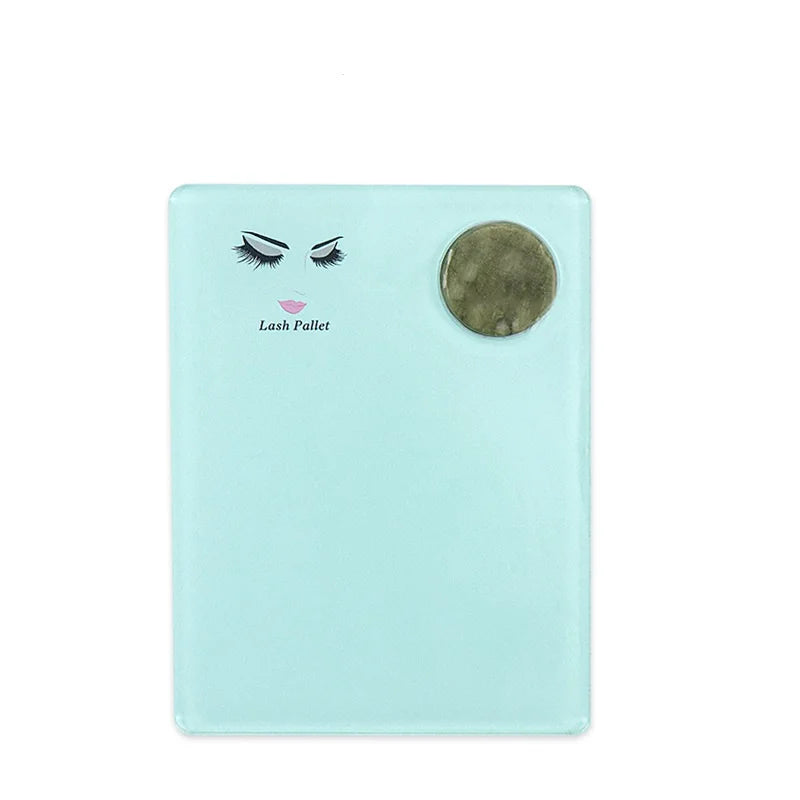 Eyelash Extension Scale Holder Magnetic Acrylic Lash Board Glue Qme Blue CN