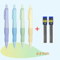 Mechanical Pencil Set 0.5/0.7mm HB Black Lead Refill Cute Art Drawing Painting Automatic Pencil Office School Supplies Qme 0.5mm