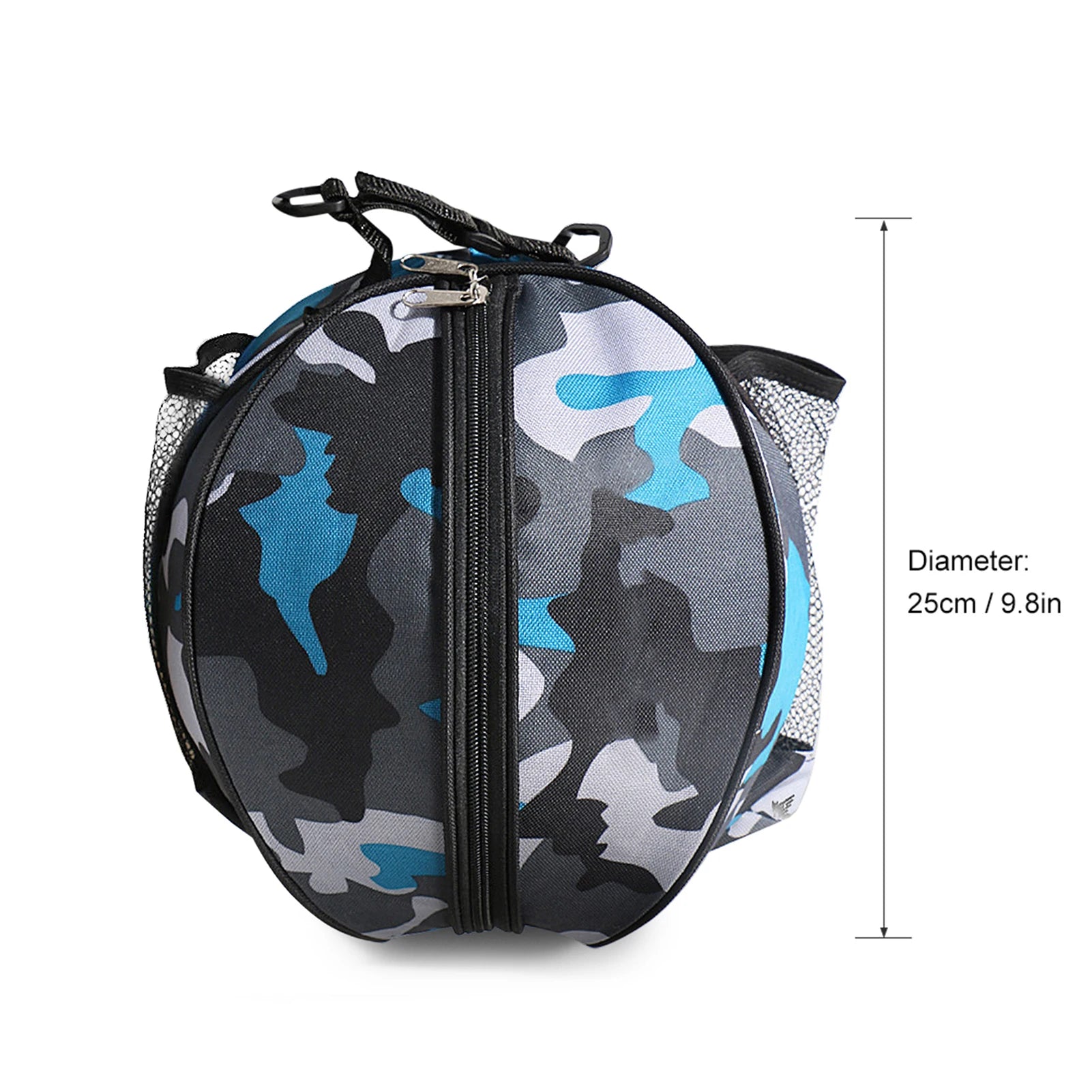 Basketball Shoulder Bag Sports Ball Round Bag Football Volleyball Carrying Bag Travel Ba Qme