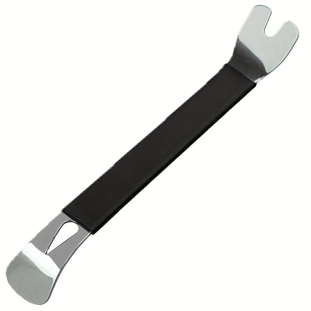 Auto Trim Removal Tool - Car Audio & Door Panel Pry Bar with Ergonomic Black Grip for Interior Disassembly, Qme