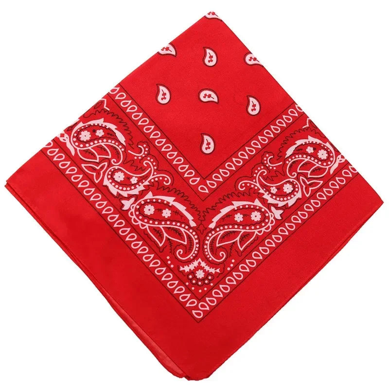 1PC Unisex Fashion Printed Square Scarf Cycling Bandana Fishing Sun Protection Neck Cover Scarves Handkerchief Outdoor Headwear Qme RD 55X55cm
