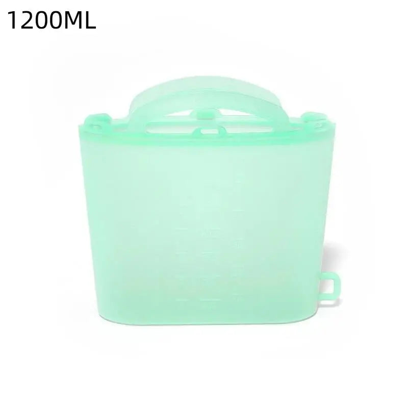 Freezer Bag 1000/1200/1500ml Self Sealing Leak Proof Reusable Fresh Keeping Bag For Picnic Food Cooling Qme A7