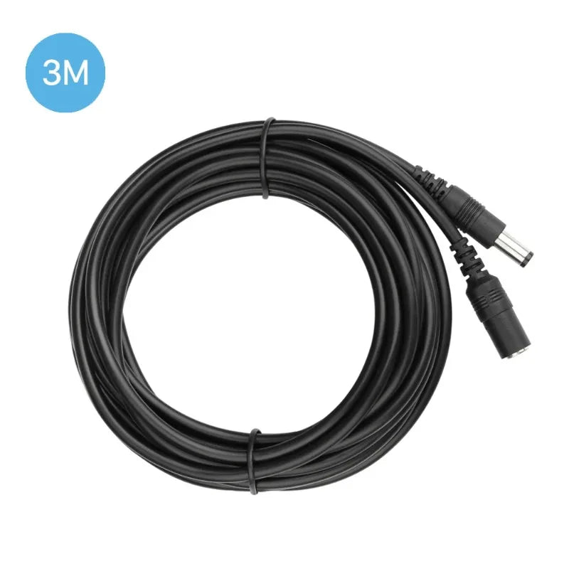10M DC Extension Cable Monochrome LED Strip DC Male Female Connector Power Line Security Wire for Lighting Qme