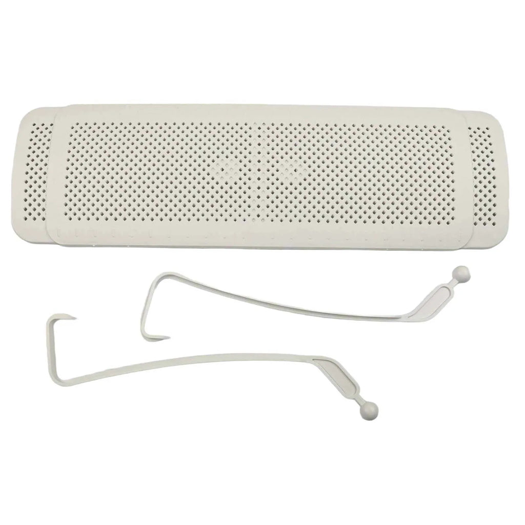 Wall Mounted Air Deflector For Air Conditioning With Adjustable Retractable Baffle To Reduce Direct Cold Air Exposure Qme