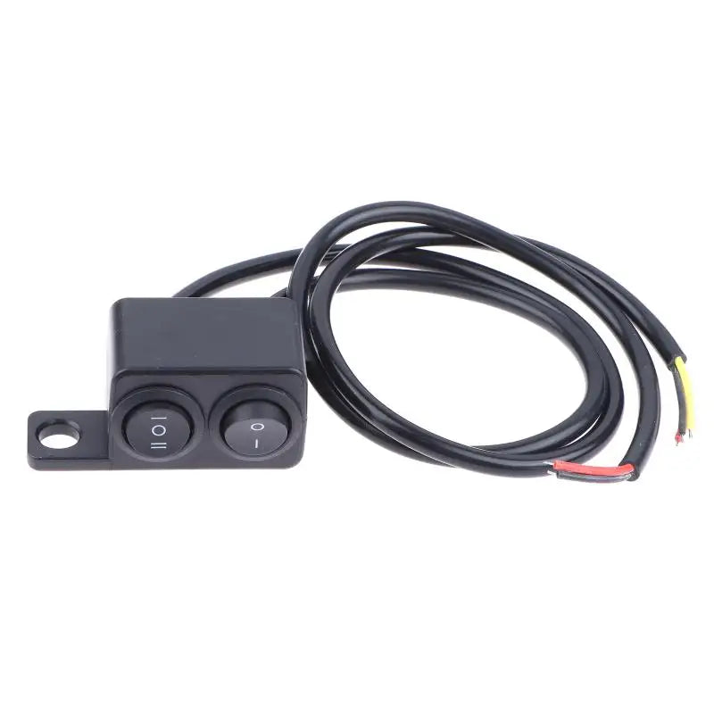 Push Light Off Button Waterproof Switch Motorcycle Switches Connector Qme left OFO-OF
