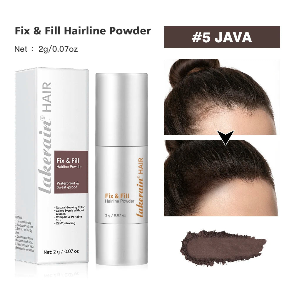 Hairline Filler Powder Repair Long-lasting Makeup Eyebrow Contouring Qme 05 Java 2g