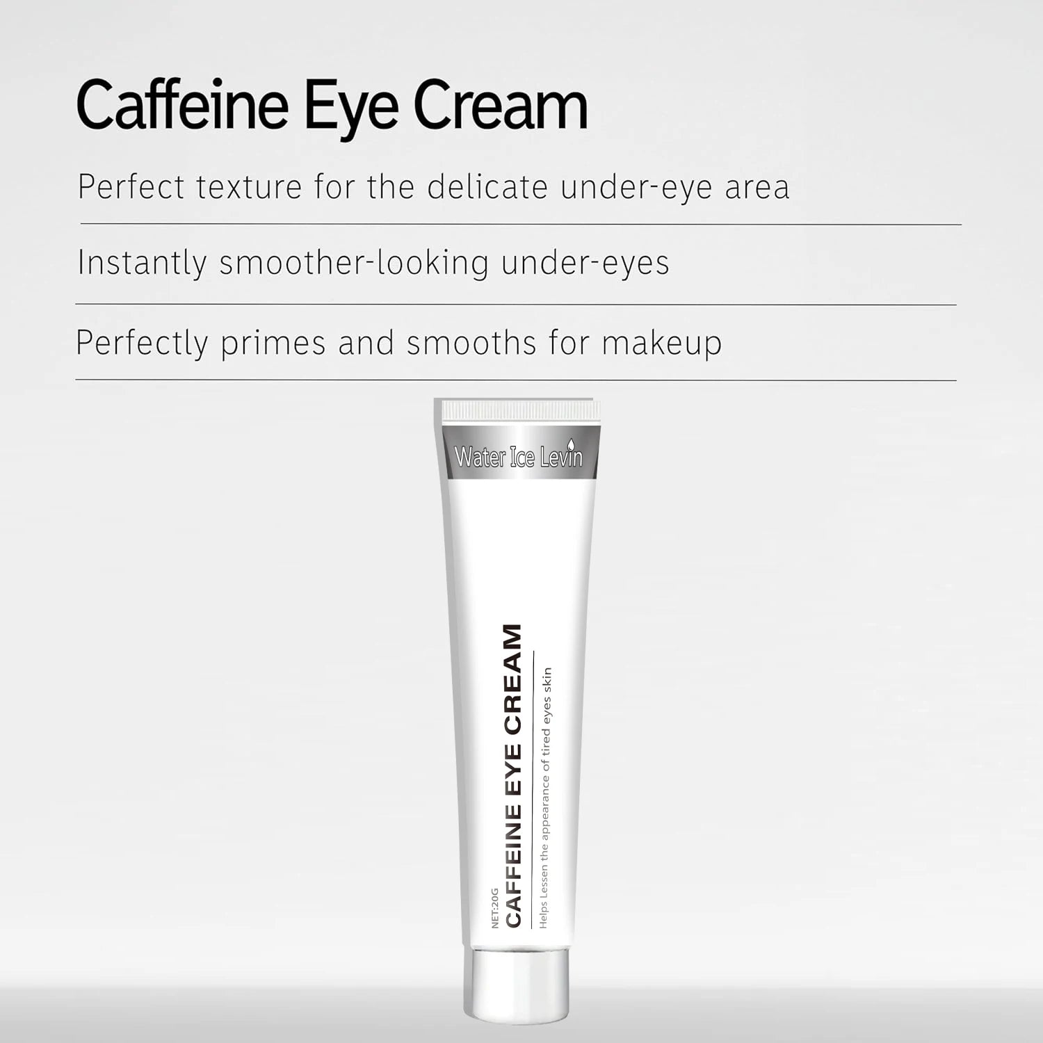 Caffeine Eye Cream Helps Reduce Fatigue and Improve the Appearance of Tired Eyes and Skin Qme