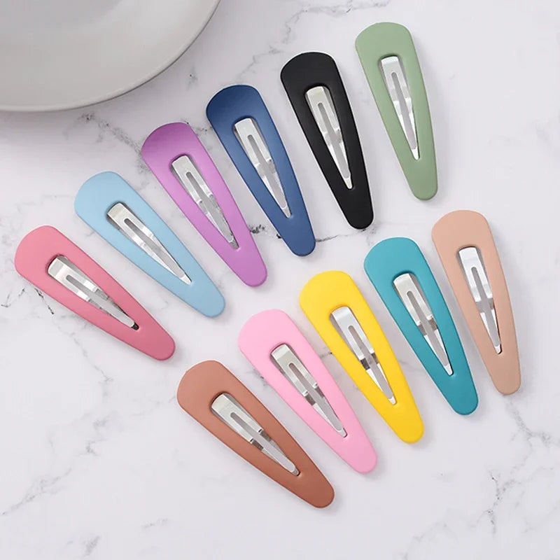 2Pcs/Set Cute Candy Colors Dripping Hairpins BB Clip Girls Children Hair Pin Barrette Accessories Women Kids Hairgrip Headdress Qme
