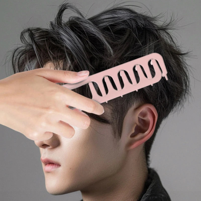 Wide Tooth Hair Root Fluffy Comb Seam Styling Volumizing Bangs Salon Qme