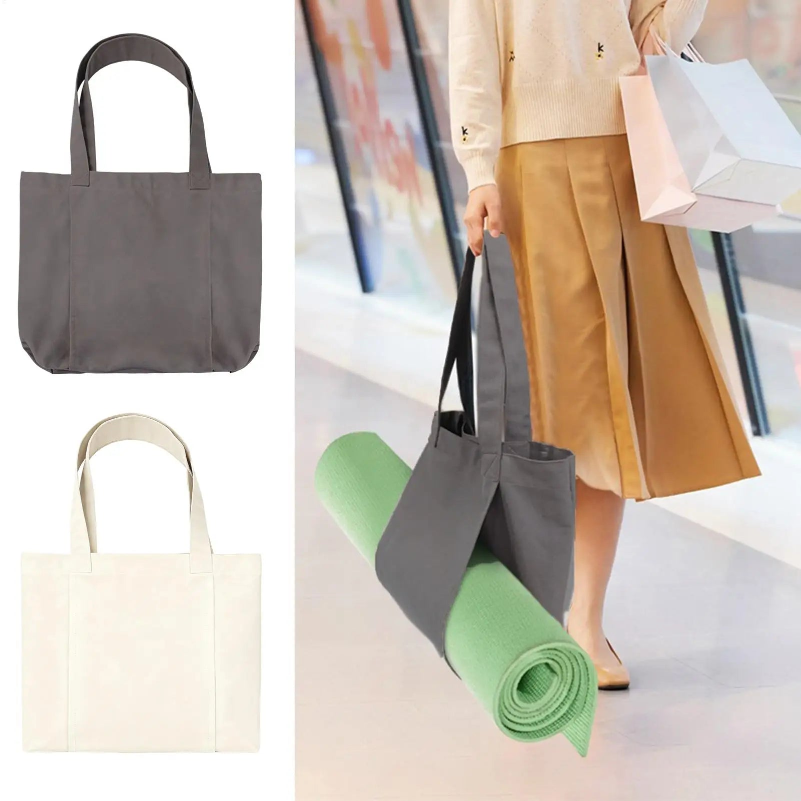 Yoga Mat Carrier Adjustable Shoulder Strap Tote Yoga Mat Carrying Bag For Exercise Workout Pilates Home Travel Fitness Dance Qme