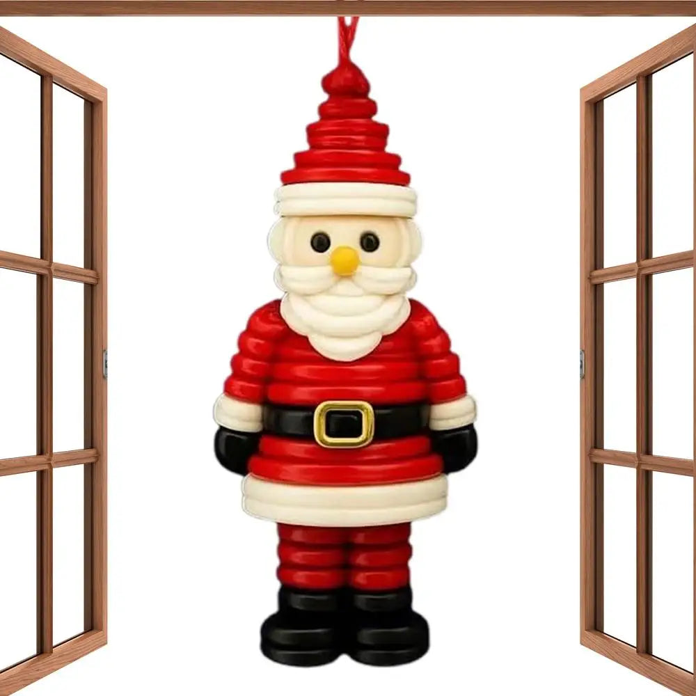 Button Christmas Tree Ornament Kits Snowman Handmade Parties Qme Santa Claus China Mainland