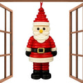 Button Christmas Tree Ornament Kits Snowman Handmade Parties Qme Santa Claus China Mainland